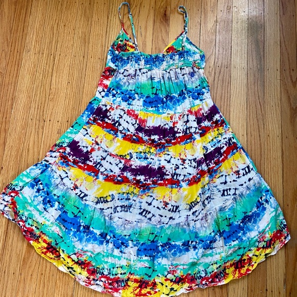 Volcom Multicolor Tie-dye Summer Dress Size XS - Picture 2 of 6